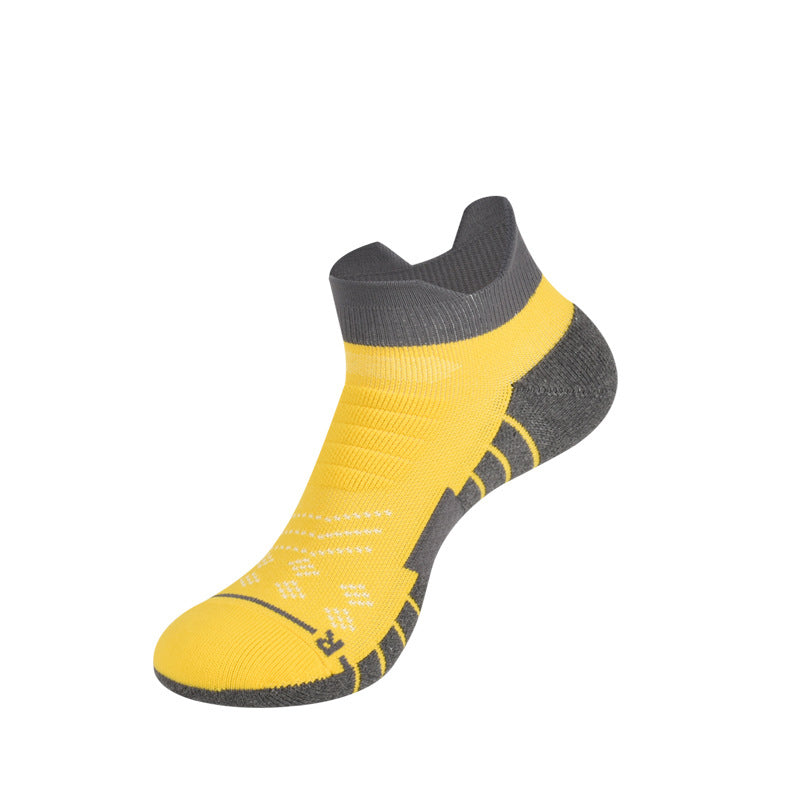 Mixed Color Ankle Socks(3 Pairs) - Yellow - S - image 6
