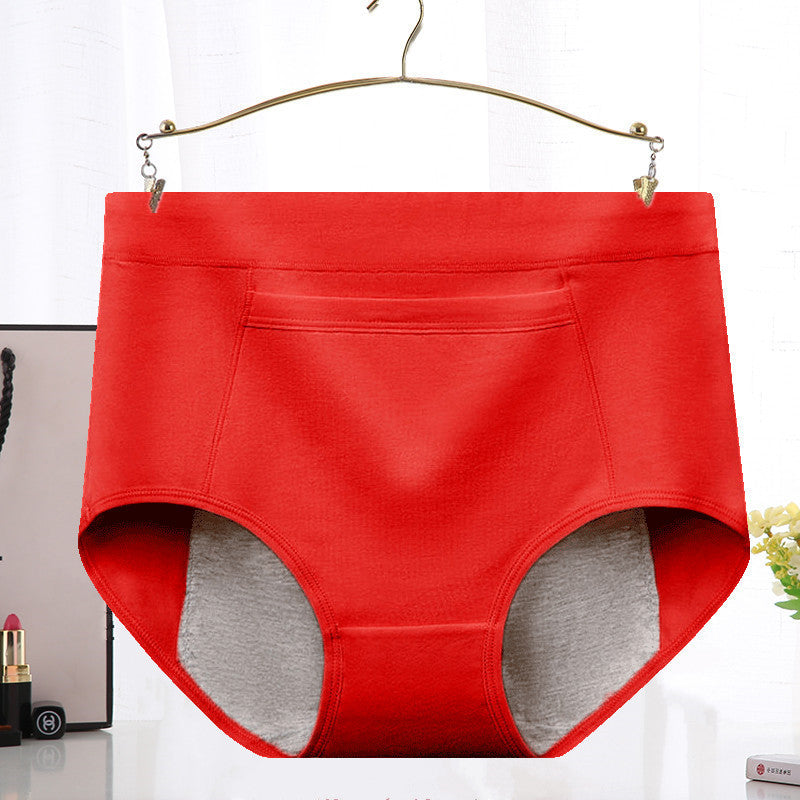 Front Zipper Panty(6 Packs) - Red - 4XL - image 8