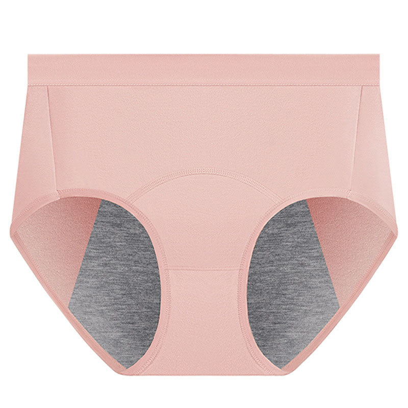 Solid Color Breathable Panty(5 Packs) - Pink - 3XL - image 9