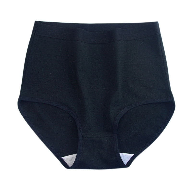 High Waist Cotton Panty(6 Packs) - Black - 3XL - image 15