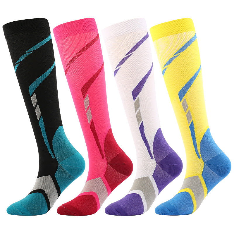 Diamond Twill Compression Socks(4 Pairs) - image 0