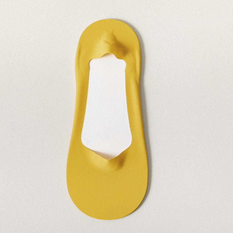 Cool Fabric No Show Socks(8 Pairs) - Yellow - EU36-38(US3-5) - image 18