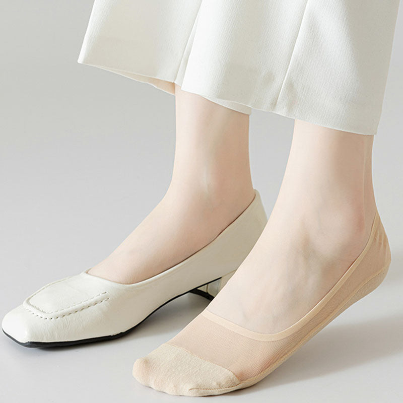 Ice Silk Mesh No Show Socks(4 Pairs) - image 4