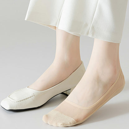 Ice Silk Mesh No Show Socks(4 Pairs) - image 4