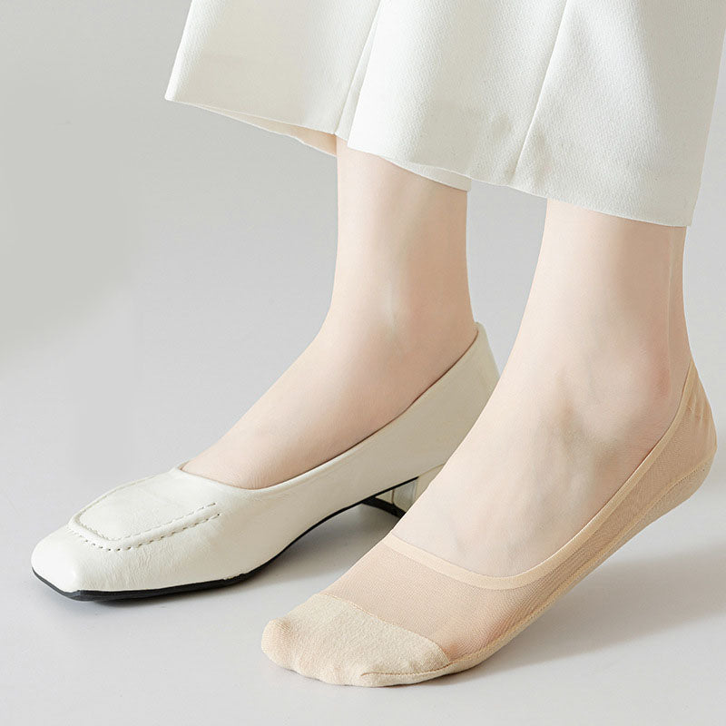 Ice Silk Mesh No Show Socks(4 Pairs) - image 8