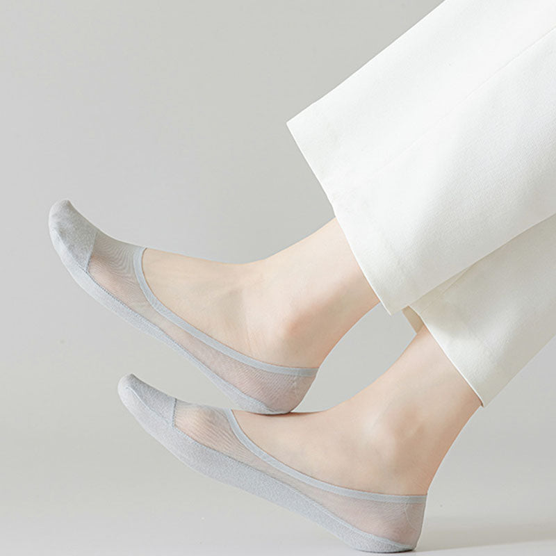 Ice Silk Mesh No Show Socks(4 Pairs) - image 7