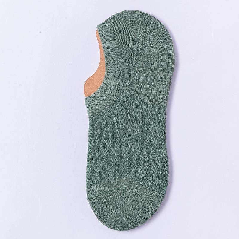 Classic Versatile Ankle Socks(10 Pairs) - Green - EU36-38(US3-5) - image 10