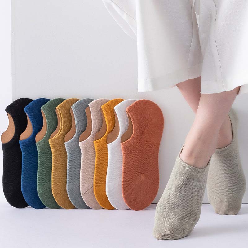 Classic Versatile Ankle Socks(10 Pairs) - Multicolor - EU36-38(US3-5) - image 6