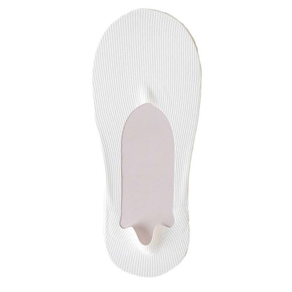 Plus Size Ice Silk Striped No Show Socks(6 Pairs)