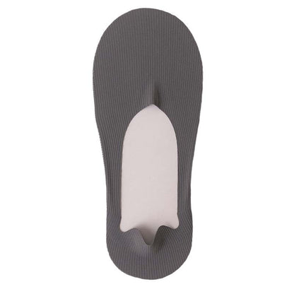 Ice Silk Striped No Show Socks(6 Pairs) - Dark Grey - EU39-46(US6-12) - image 18