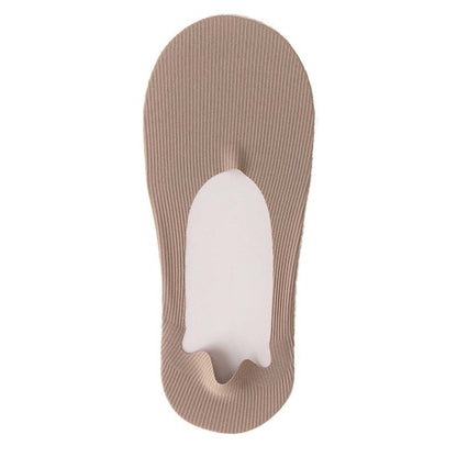 Ice Silk Striped No Show Socks(6 Pairs) - Coffee - EU39-46(US6-12) - image 19