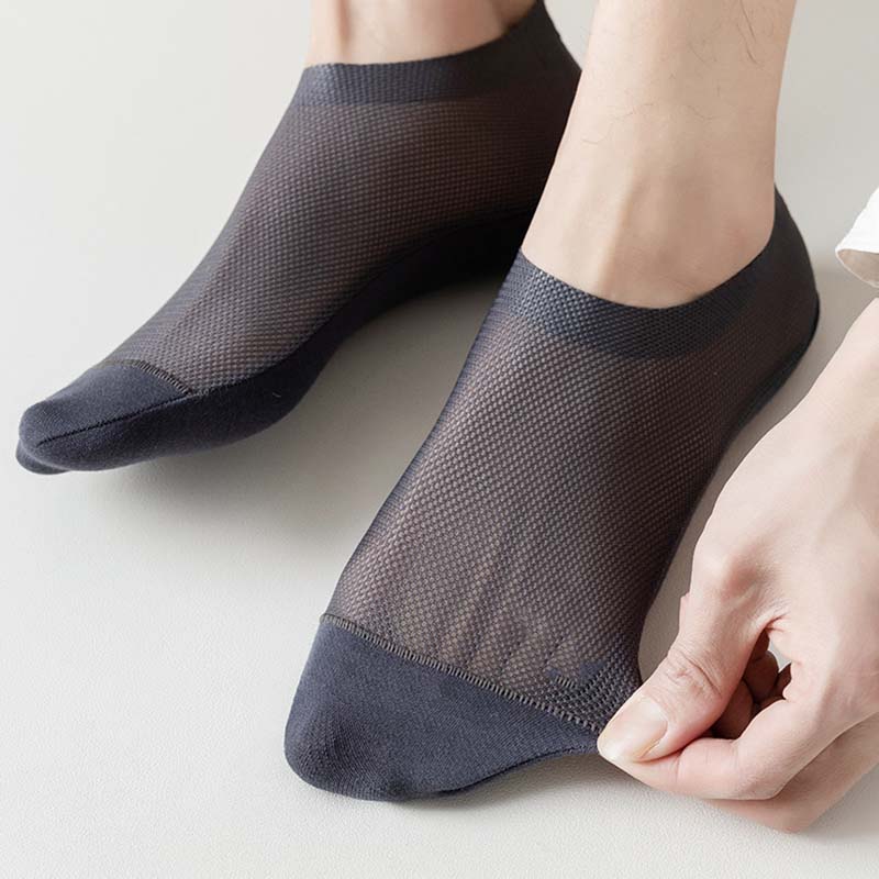 Ice Silk Breathable Ankle Socks(3 Pairs) - image 8
