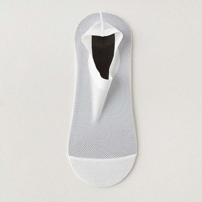 Ice Silk Breathable Ankle Socks(3 Pairs) - White - EU39-46(US6-12) - image 15
