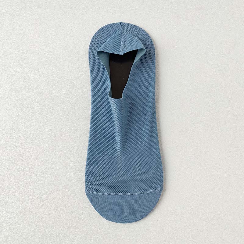 Ice Silk Breathable Ankle Socks(3 Pairs) - Light Blue - EU39-46(US6-12) - image 17