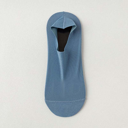 Ice Silk Breathable Ankle Socks(3 Pairs) - Light Blue - EU39-46(US6-12) - image 17