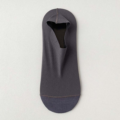 Plus Size Ice Silk Breathable Ankle Socks(3 Pairs)
