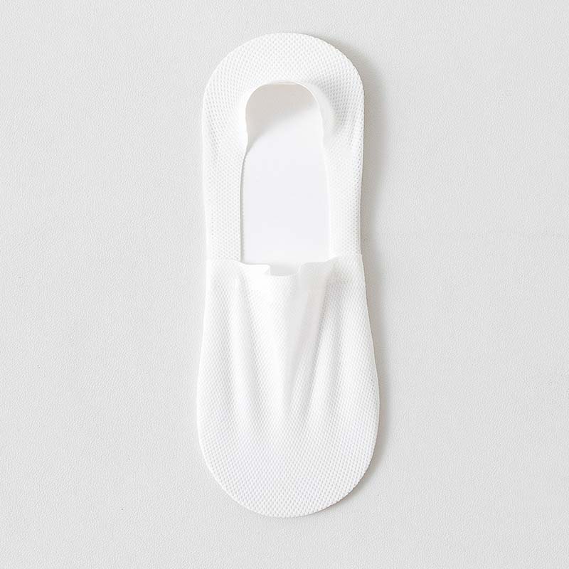 Classic Mesh No Show Socks(4 Pairs) - White - EU39-46(US6-12) - image 17