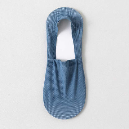 Classic Mesh No Show Socks(4 Pairs) - Blue - EU39-46(US6-12) - image 19
