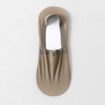 Classic Mesh No Show Socks(4 Pairs) - Green - EU39-46(US6-12) - image 18