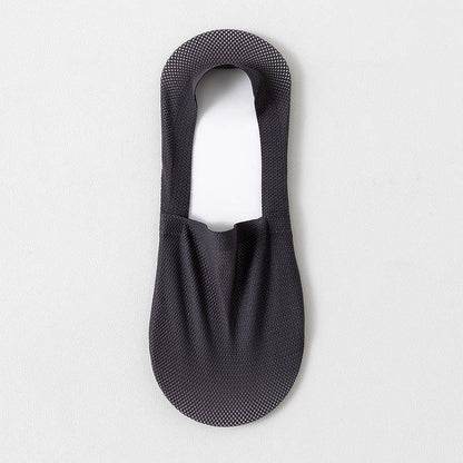 Classic Mesh No Show Socks(4 Pairs) - Dark Grey - EU39-46(US6-12) - image 22