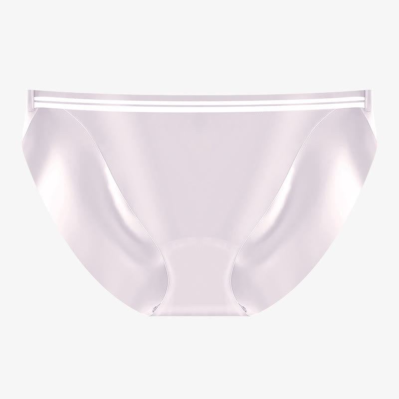 Seamless High Slit Panty(5 Packs) - Light Purple - 5XL - image 7