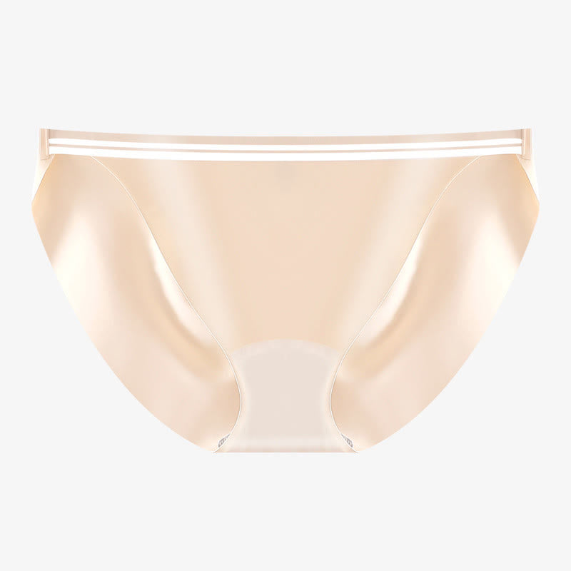 Seamless High Slit Panty(5 Packs) - Apricot - 5XL - image 6