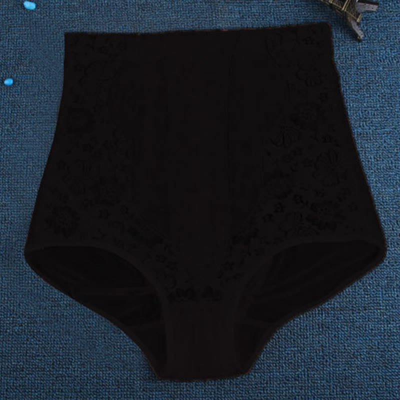 Lace Shapewear Panty(2 Packs) - Black - 5XL - image 5