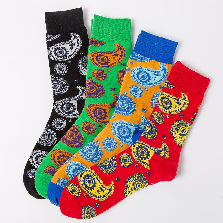 Creative Patterns Quarter Socks(4 Pairs) - image 6