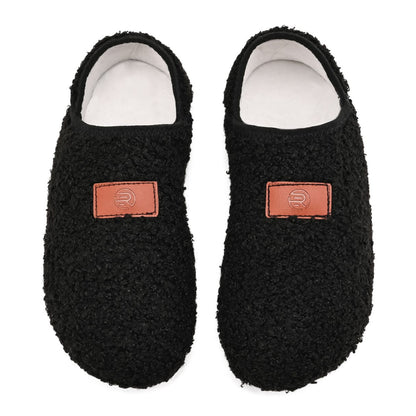 Plus Size Soft Home Slipper Socks - Black - EU48-49(US13-14) - image 1
