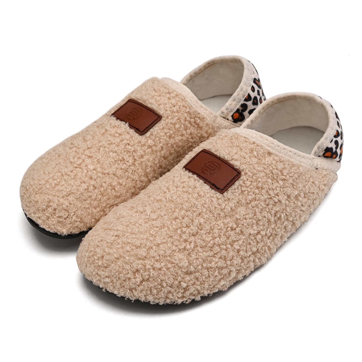 Plus Size Soft Home Slipper Socks - Beige - EU48-49(US13-14) - image 8