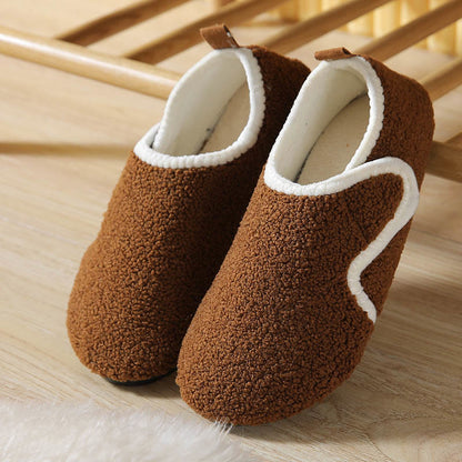 Plus Size Thick Sole Slipper Socks - Brown - 2XL - image 3