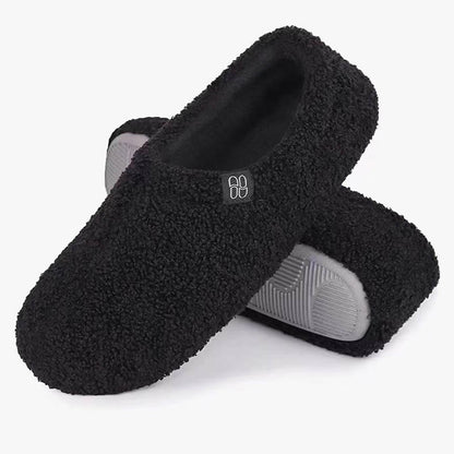 Plus Size Silent Slipper Socks - Black - US 11-12 - image 15