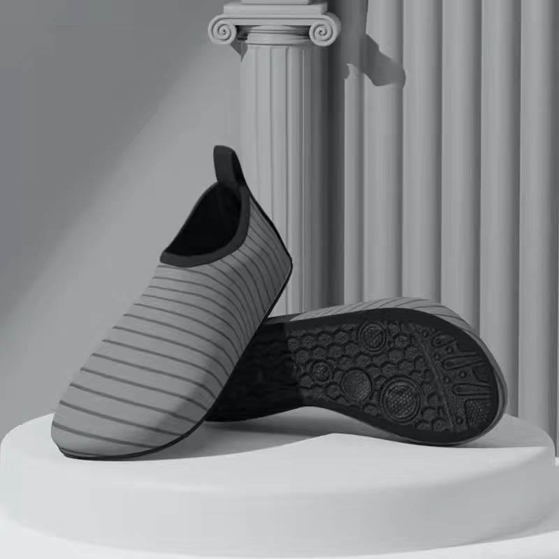 Plus Size Yoga Sport Slipper Socks(2 Pairs) - Grey - EU44-45(US10-11) - image 8