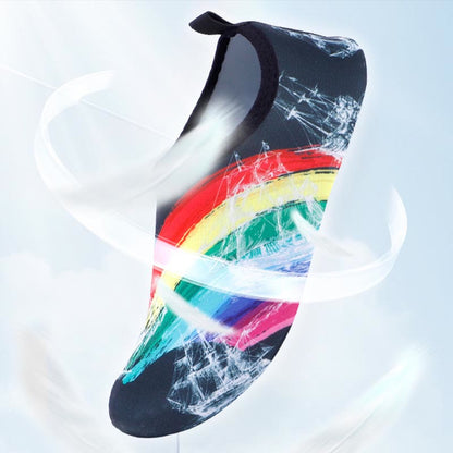 Plus Size Rainbow Slipper Socks - image 3