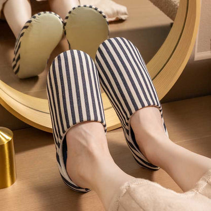 Plus Size Striped Home Slippers - image 3