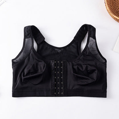 Front Closure Sports Bras - Black - 5XL - image 14
