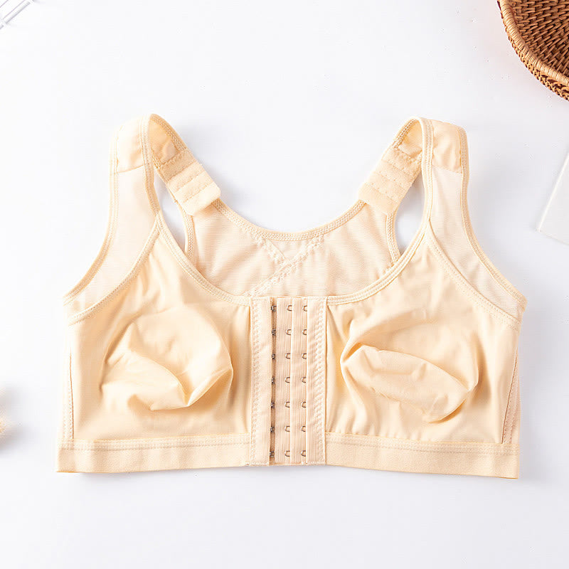 Front Closure Sports Bras - Nude - 5XL - image 15