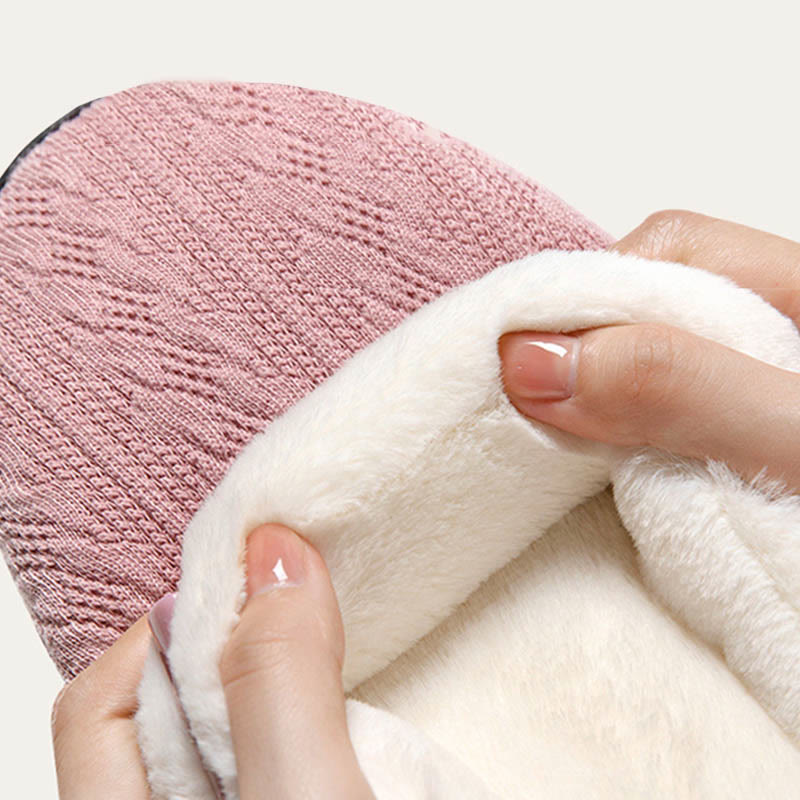 Plus Size Plush Soft Sole Slippers - image 5