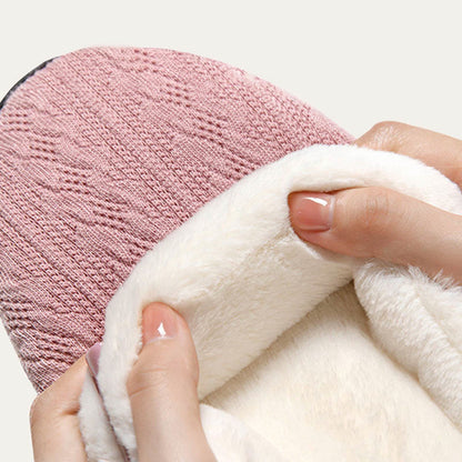 Plus Size Plush Soft Sole Slippers - image 5