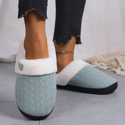 Plus Size Plush Soft Sole Slippers - image 4
