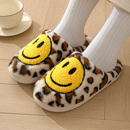 Plus Size Yellow Smiley Face Slippers - image 3