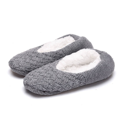 Plus Size Anti-slip Slipper Socks - Light Gray - EU43-45(US9-11) - image 3