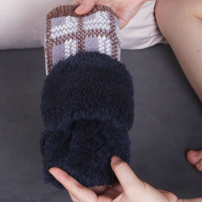 Plus Size Grid Slipper Socks - image 4