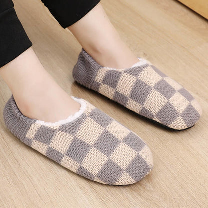 Plus Size Plaid Slipper Socks - image 5