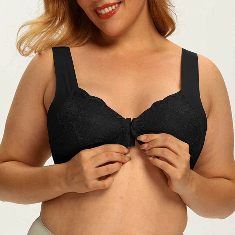 Front Closure Lace Wireless Bras - image 8