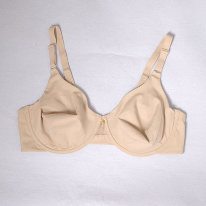 Ice Silk Traceless Full Coverage Bras - Apricot - 42 - H - image 5