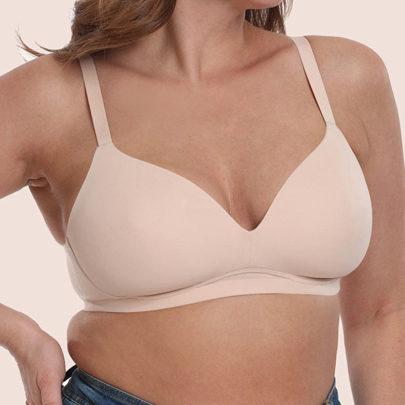 Soft Wireless Bras - Nude - 40 - E - image 3