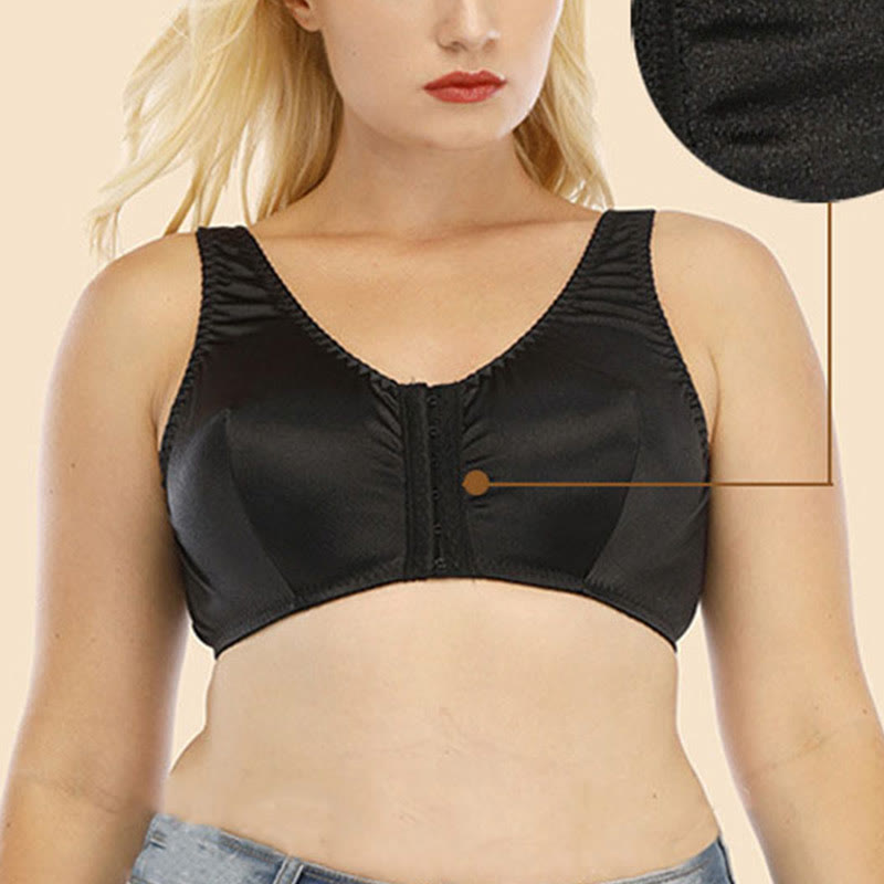 Comfortable Front Buckle Wireless Bras - image 3