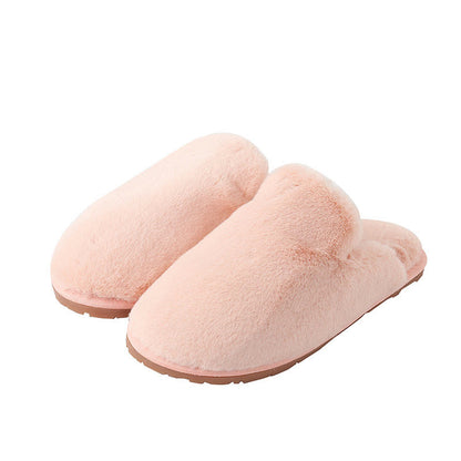 Plus Size Fuzzy House Slippers - Pink - EU42-43(US11-12) - image 13