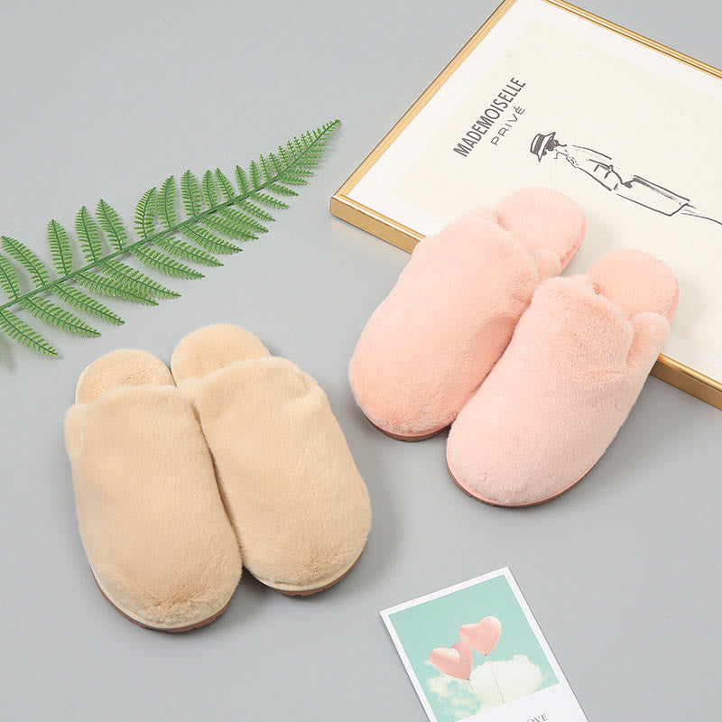 Plus Size Fuzzy House Slippers - image 7